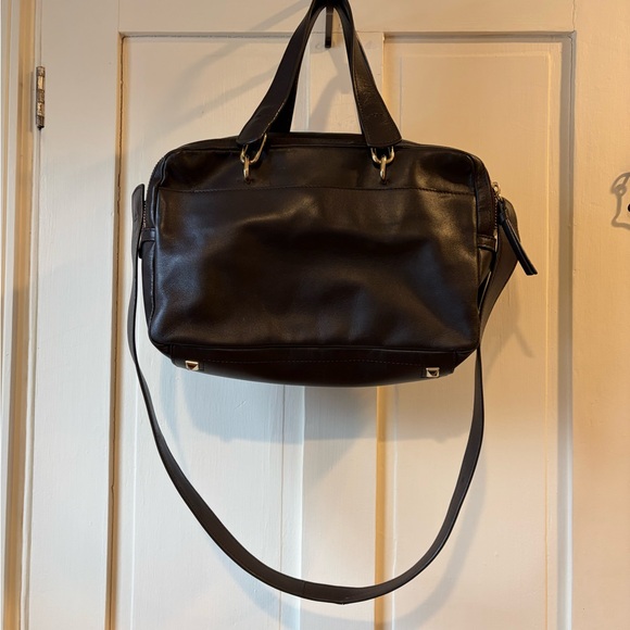 Henri Bendel Brown Leather Satchel - Picture 2 of 5